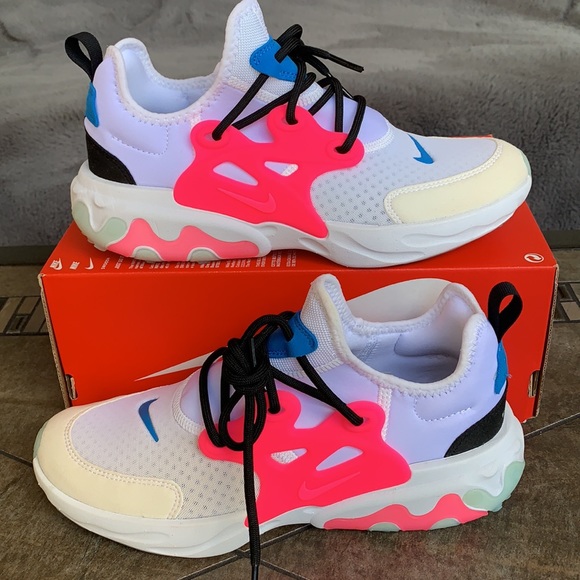 NIKE REACT PRESTO WMNS white/hyper pink-photo blue - Picture 8 of 16